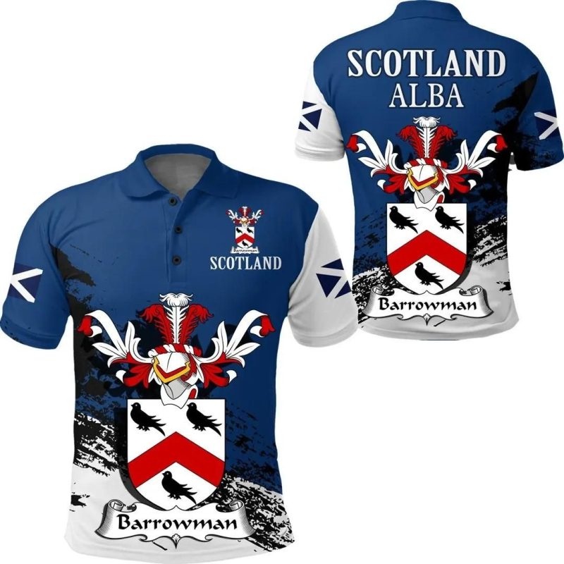 Barrowman Scottish Family Crest Scotland Special Polo Shirt - Golf Shirt A7