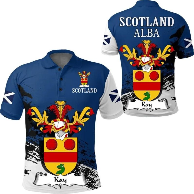 Kay Scottish Family Crest Scotland Special Polo Shirt - Golf Shirt A7