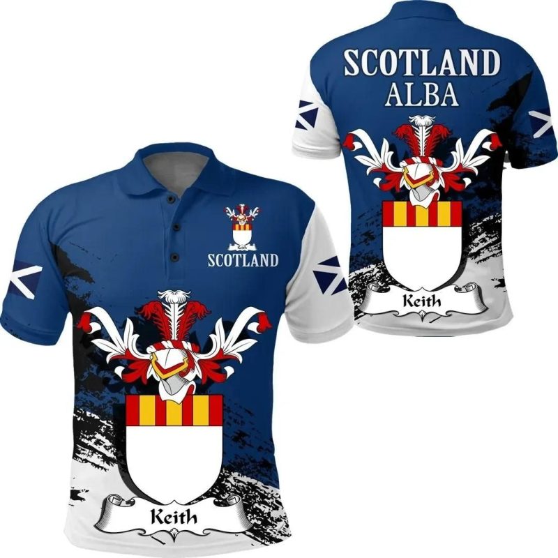 Keith Scottish Family Crest Scotland Special Polo Shirt - Golf Shirt A7