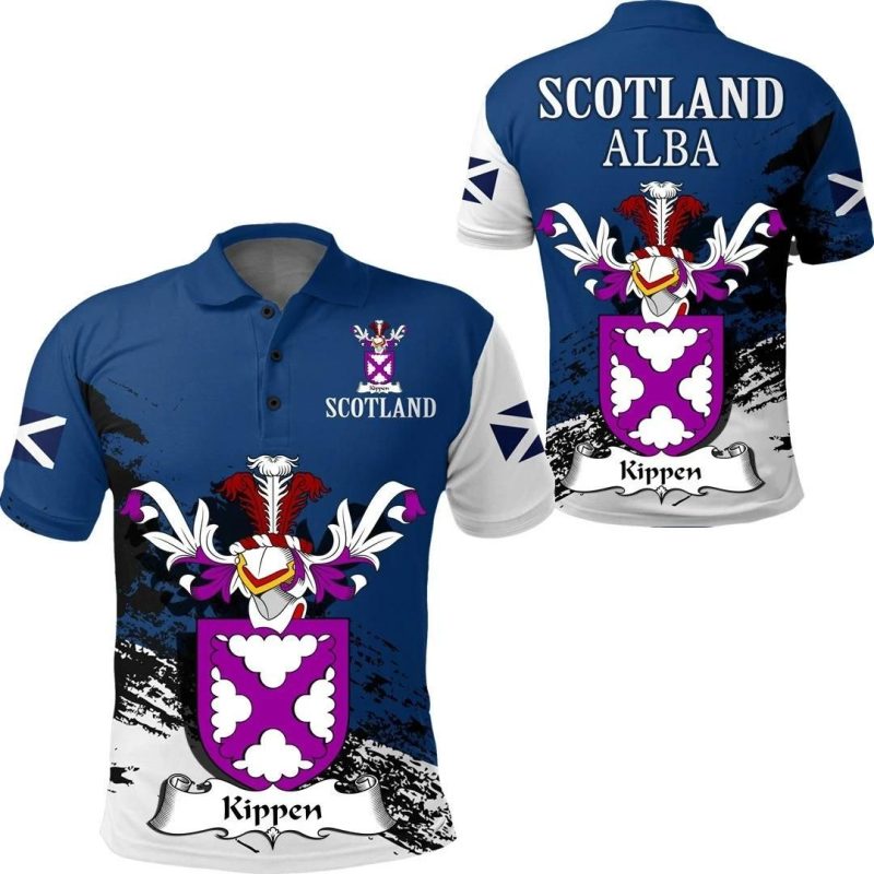 Kippen Scottish Family Crest Scotland Special Polo Shirt - Golf Shirt A7