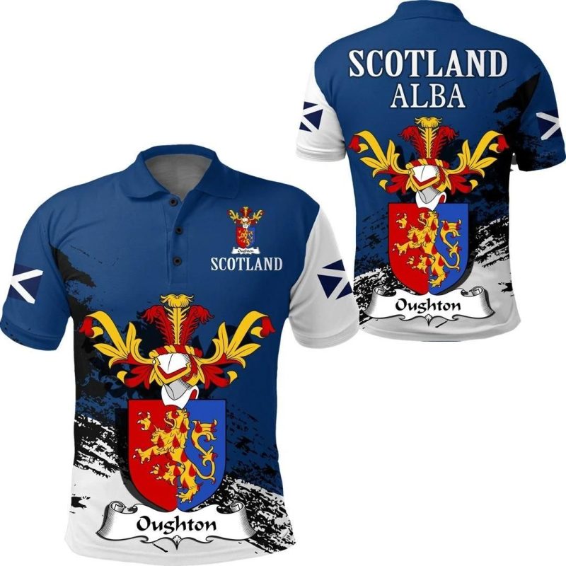 Oughton Scottish Family Crest Scotland Special Polo Shirt - Golf Shirt A7